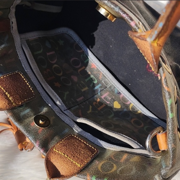 Dooney & Bourke Original Monogram HandBag vintage - Picture 4 of 8